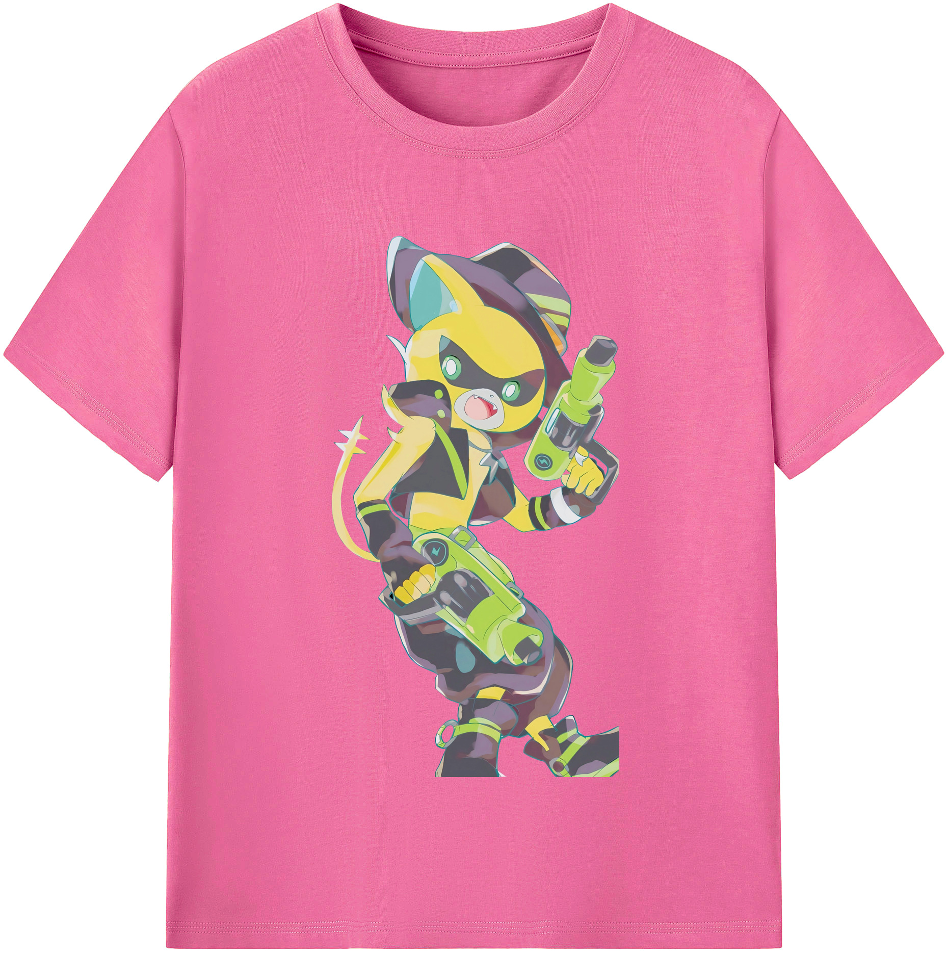 （画像用） 妖怪ウォッチ Yo-kai Watch レディースカジュアルプリントTシャツ（綿100％）